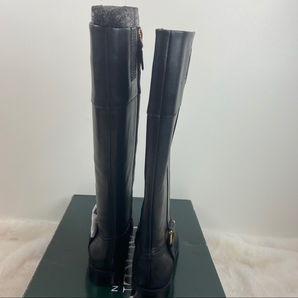 Lauren Ralph Lauren Bernadine Black Boots Sz:5B - Picture 6 of 13